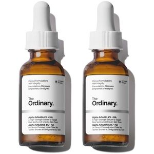 The Ordinary Alpha Arbutin 2% + HA Serum - Brown 2 Packs 1 fl oz each